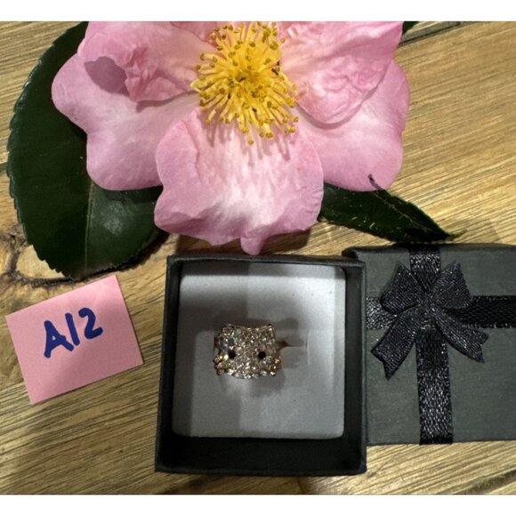 Adorable Hello Kitty Cat Kitten Silvertone Costume Adjustable Ring NEW w Box A12 - Picture 2 of 7